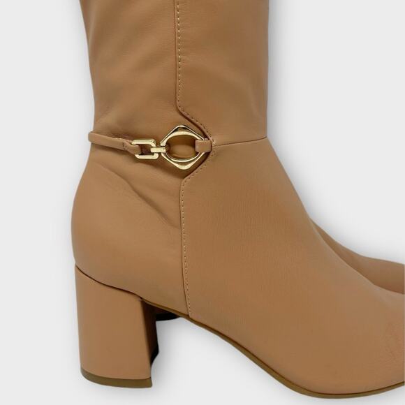 Naturalizer Waylon Faux Leather Tall Knee High Boot in Taupe Size 8.5 - Picture 10 of 11